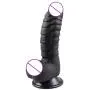 xinYxzR Dinosaur Scales Dildo G-spot Stimuate Silicone Orgasm Massage with Suction Cup Black Red