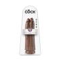 Pipedream Products King Cock 11" Two Cocks One Hole, Brown, 38.6 Lb