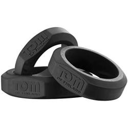 Tom of Finland 3 Piece Silicone Cock Ring Set