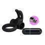 Uudireo Pleasure Male Longer Lasting Shake Rooster Ring with Contented Brush Silicone Happy Toys Mens Rings Shock Relax Toy