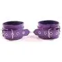 kanersty 7Pcs Faux Leather Purple Handcuffs Adult Restrictions Sex Toy Games Bondage Set kanersty 7Pcs Faux Leather Purple Handcuffs Adult Restrictions Sex Toy Games Bondage Set