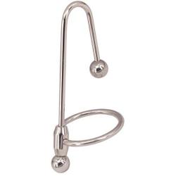 Eastern Delights Stainless Penis Cock Rings with Urethral Sounds Ball, Long Size