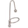 Eastern Delights Stainless Penis Cock Rings with Urethral Sounds Ball, Long Size