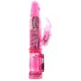 JINZHI Rabbit Massage Sticks for Women - High Grade Waterproof - Multi-Speed Function - Rotating Pleasure Beads - Medical Silicone
