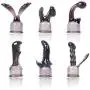 Mini Massager Attachments, Massager Attachment, Massage Accessories Accessory Silicone- Six Different Styles (Black) Mini Massager Attachments, Massager Attachment, Massage Accessories Accessory Silicone- Six Different Styles (Black)