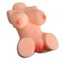 Pansdd Exercise Realistic 3D Realistic Soft Skin Realistic Massager Male self-Pleasure Again (Color : Skin)