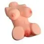 Pansdd Exercise Realistic 3D Realistic Soft Skin Realistic Massager Male self-Pleasure Again (Color : Skin)