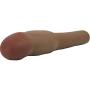 CyberSkin Original 4 Inch Xtra Thick Penis Extension Dark, Male Penis Enhancer Enlarger Intercourse Stimulator, 0.07 Pound