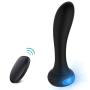 Wireless G`S`p`ót Ví`brá`tór - Rechargeable Víbr`át`íng A`n`a`l Prọ`stā`te Massager (Black)