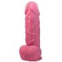 Lickerlish Rummy Fatty Ultra Thick Premium Silicone Dildo Pink with Suction Cup, 8", 2 Lb