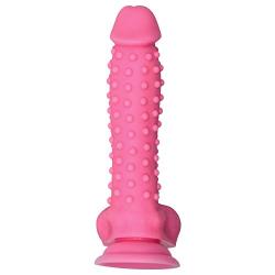 DJKFHIU 9.45 Inch Real Feel Personal Massager Realistic Silicone Soft-Dîldɔ DJKFHIU (Color : Pink)