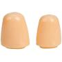 Crazy K&A 2pcs Soft Silicone Glans Sleeve Penis Extender Cock Ring for Male (Nude)