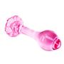 Eastern Delights 4.1 Inches Pink Glass Pleasure Wand, Small for Beginner Starter Anal Sex Play