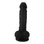 Naughty Cock Silicone Dildo - Huge, Thick, Realistic, Suction Cup - Sex Toy for Vaginal, Anal, and G-Spot - 8 Inch (Black)