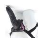 MXYLYM9 Strǎpǒn Dǒngs, Such As A Raw Glans Penis Simulation Big Head Health Bendable Suction Cup Base PVC+ Artificial Leather Pants (L:23cm, W: 5.5cm) Black