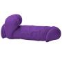 Lickerlish Rummy Fatty 8" Ultra Thick Premium Silicone Dildo Suction Cup, Purple, 2 Pound