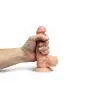 Healthy Vibes Realistic Natural Dildo with Balls 6.75 Inches Soft Average Man Dog (Strap-On Harness Compatible) Healthy Vibes Realistic Natural Dildo with Balls 6.75 Inches Soft Average Man Dog (Strap-On Harness Compatible)