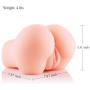 Mini Pussy Ass Doll Male Masturbator Realistic Virgin Butt Anal Stroker with 2 Holes for Vagina Anal Sex Toys Men Masturbation