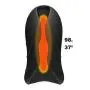 Doc Johnson OptiMALE - SecondSkyn Silicone Warming Stroker - 10 Vibration Functions - Rechargeable, Black/Slate Doc Johnson OptiMALE - SecondSkyn Silicone Warming Stroker - 10 Vibration Functions - Rechargeable, Black/Slate