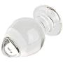 Romi Extra Large Glass Butt Plug 2.3 X 4.13 Inch,g-spot Crystal Anal Plug Bum Plug Titanmen Master Tool Pleasure Bomb Plug Heavy Duty Weight Magic Wand Anal Trainer Sex Toy