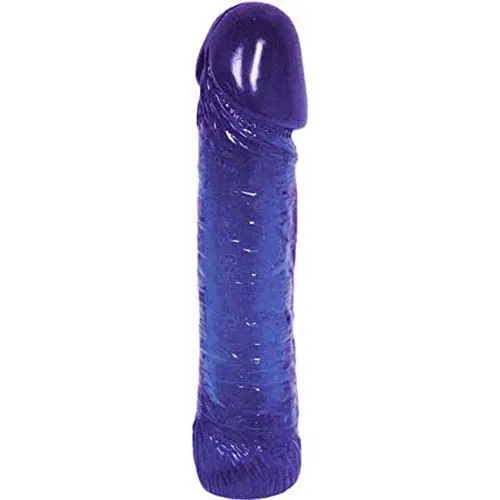 &quotBeefy Bob" Life Like Oversized Jelly Cock 9 Inch Cool Blue