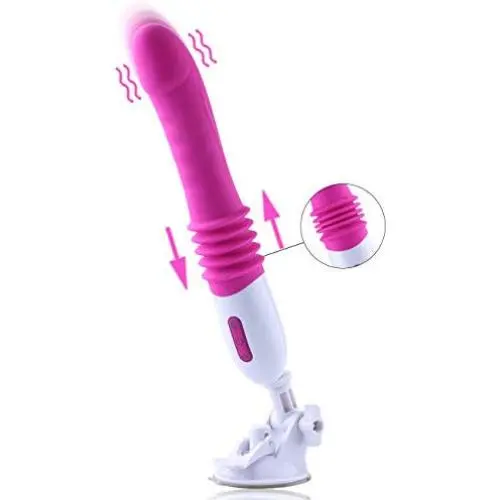 AUXFUN HISMITH Mini Sex Machine for Women,Gun Thrusting Automatic Love Machine with Vibrating Dildo, Size 9