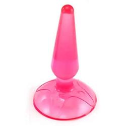 Suppion Silicone Anal Butt Plug G-Spot Stimulation Suction Cup Jelly Dildo Anal Toys