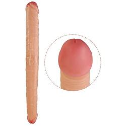 DJKFHIU Ultra Soft 14.6 Inch Double-Ended Lifelike Soft Dîldɔ Stick with Gifts DJKFHIU (Color : Flesh)