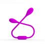 Wushuangyu Rechargeable Personal Wand Massager, Wireless with 12 Vibration Patterns - Double Head Vibrator - Vibrant Toy