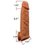 Realistic-Condom-Thick-Girth-Enhancer-Enlarger-Extender-Growth-Sleeve