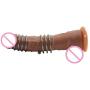 SchwarzSex Stainless Steel Penis Ring Delay Ejaculation Dick Ring Spiral Metal Cock Rings Penisring Chastity Device Adult Sex Toys for Men,30mm