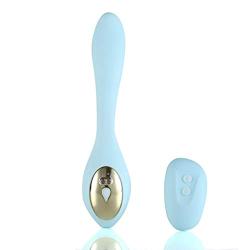 Maia Toys Harmonie 15-Function USB Rechargeable Wireless Remote Control Bendable Couples Vibrator – Teal Blue