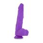 Lickerlish SPATTS 8.5" Premium Silicone Dildo Purple with Suction Cup