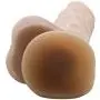 Veiny George 8 Inch Dildo with Stretchable Skin, Realistic Moving Skin Cock with Suction Cup By New York Exotic Novelties (8, Flesh)NYSE0017