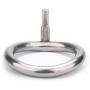 Chástí-ty Device, Cǒck Lock, Pěnǐs Lock Ring Men Hypoallergenic Stainless Steel Metal Chasteness Device Anti-Off T-Shirt Belt - 89 (Size : 45mm)