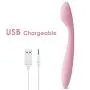 SVAKOM Keri - Pink Rechargeable, Contoured Vibrator - Waterproof Dildo - Vibrating Personal Massager - Sex Toys for Men, Women & Couples - Intelligent & Quiet