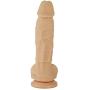 Naughty Cock Silicone Dildo - Realistic, Suction Cup - Sex Toy for Beginners, Vaginal, Anal, and G-Spot - 6.5 Inch (Flesh)