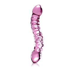 Icicles No 55 Curved Glass Dildo and Jo H20 Water Based Lube (1 Oz)