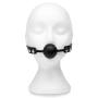 SCARLET KITTEN Medium Bite Ball Leather and Silicone for Women Men, Black