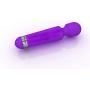 Waterproof |Powerful | Cordless Vibrating Mini Wand Massager | For Muscle Aches & Sports Recovery | Multi speed | Travel Friendly | Muscle Pain | Body-Safe Silicone | Wireless Fast Rechargeable Purple