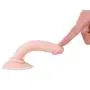 Slim Beginner Dildo with Storage Bag,SINLOLI Small Dildo with Suction Cup is Perfect for First-Time Users,Anal Plug for Anal Sex Play(5.8 inch)