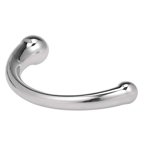 Lebeaut Stainless Steel Double-ended G-Spot Wand Prostate Massage Stick Metal Stimulator Anal Plug Dildo Masturbator Sex Product For Women Men Gay Lebeaut Stainless Steel Double-ended G-Spot Wand Prostate Massage Stick Metal Stimulator Anal Plug Dildo Masturbator Sex Product For Women Men Gay