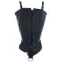 kanersty Back Handcuffs PU Leather Bed Restrain Lace Up Cuff Straps Couples Game Roleplay