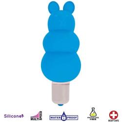 Curve Novelties Excite Silicone Ripple Bullet Vibe, Blue