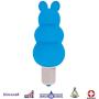 Curve Novelties Excite Silicone Ripple Bullet Vibe, Blue