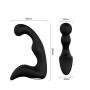 CRYPXL WFWJD 9 Speeds Silicone A-n-âl V-ǐBrátor with Suction Cup Waterproof Vǐbrating Adùlt Toy Prôstàté Massager