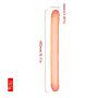 KIFDDSAZ Dî`Ld.ɔS 18.15 in Double-Ended Headed Huge Flexible Dual Density Rod Handheld Body Massage Wand Waterproof