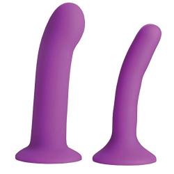 Strap U Incurve Silicone G-Spot Duo Dildo Set