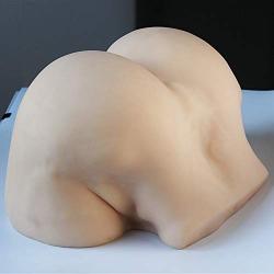 Erotic Sex Toys for Men Pussy Masturbator 8 KG Realistic Pussy Big Ass Masturbators 3D Silicone Lifelike Sex Doll with Vagina and Anus (40 * 26 * 20cm)