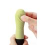 iroha Zen MATCHA Soft Silicone Women Vibrator, Intimate Waterproof Personal Dildo Massager, Clitoral Stimulator Battery Powered Multi Speed Vibration Wand, HMZ-01 Green